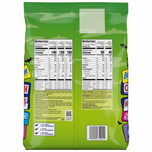 Ferrero Mixed Chocolate & Sugar Halloween Candy Bag Perspective: back
