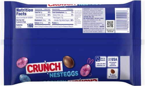 Crunch® NestEggs Easter Candy Perspective: back