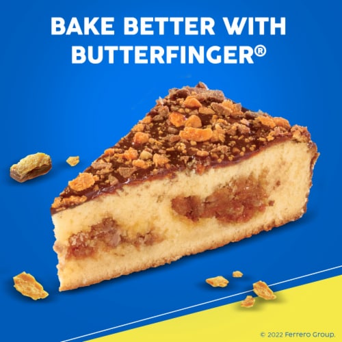 Butterfinger Baking Bits for Recipes Great for Candy Decorations and Fall Treat Bags Perspective: back
