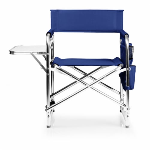 Sports Chair, Navy Blue Perspective: back