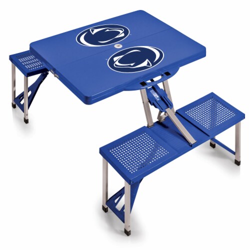 Penn State Nittany Lions - Picnic Table Portable Folding Table with Seats Perspective: back