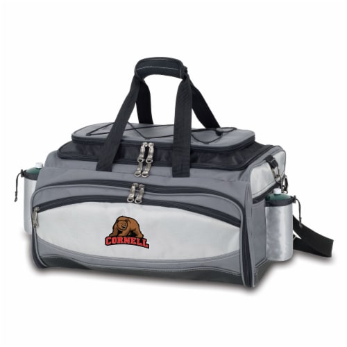 Cornell Big Red - Vulcan Portable Propane Grill & Cooler Tote Perspective: back