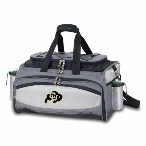 Colorado Buffaloes - Vulcan Portable Propane Grill & Cooler Tote Perspective: back