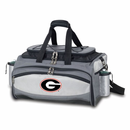 Georgia Bulldogs - Vulcan Portable Propane Grill & Cooler Tote Perspective: back