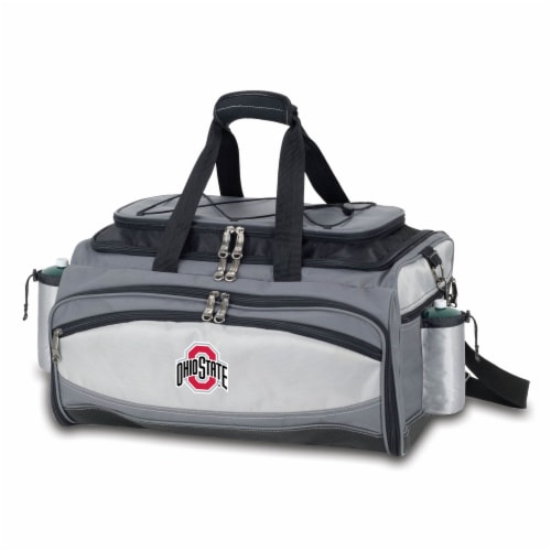 Ohio State Buckeyes - Vulcan Portable Propane Grill & Cooler Tote Perspective: back