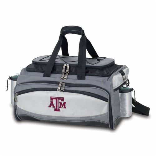 Texas A&M Aggies - Vulcan Portable Propane Grill & Cooler Tote Perspective: back
