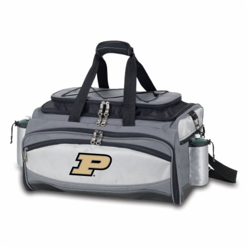 Purdue Boilermakers - Vulcan Portable Propane Grill & Cooler Tote Perspective: back