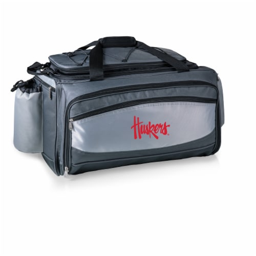 Nebraska Cornhuskers - Vulcan Portable Propane Grill & Cooler Tote Perspective: back