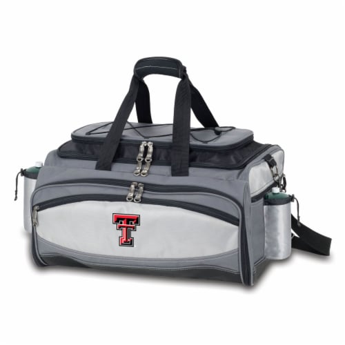 Texas Tech Red Raiders - Vulcan Portable Propane Grill & Cooler Tote Perspective: back
