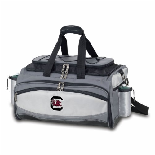 South Carolina Gamecocks - Vulcan Portable Propane Grill & Cooler Tote Perspective: back