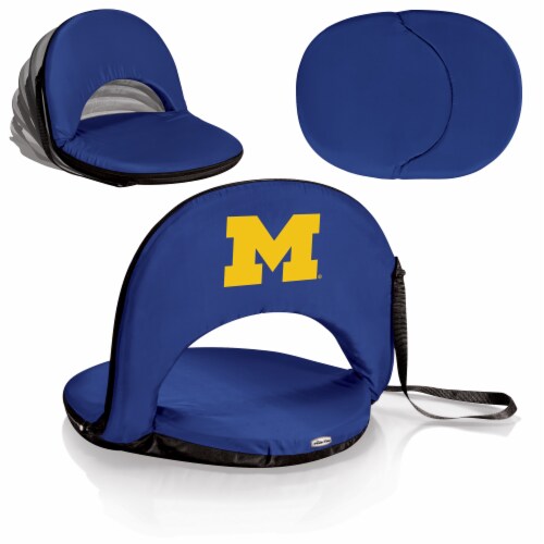 Michigan Wolverines - Oniva Portable Reclining Seat Perspective: back
