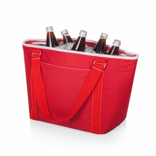 Topanga Cooler Tote Bag, Red Perspective: back