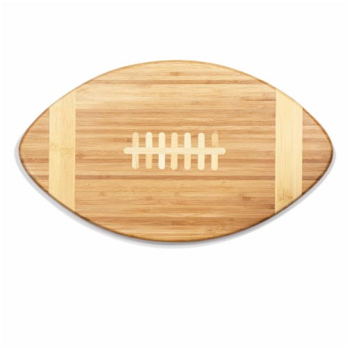 Touchdown! Football Cutting Board & Serving Tray, Bamboo Perspective: back