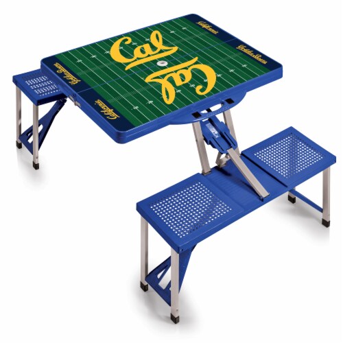 Cal Bears Portable Picnic Table Perspective: back