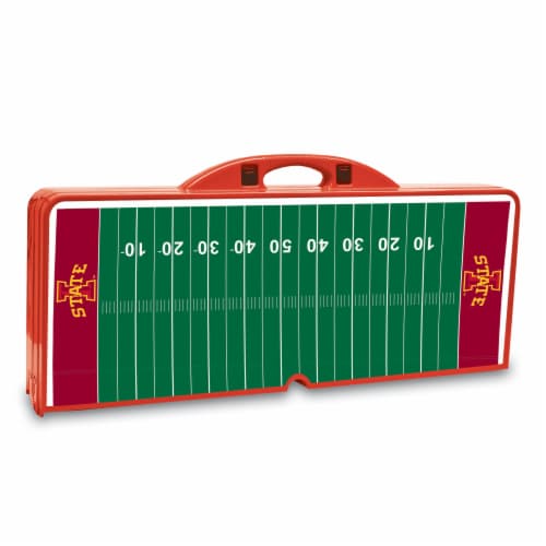 Iowa State Cyclones - Picnic Table Portable Folding Table with Seats Perspective: back