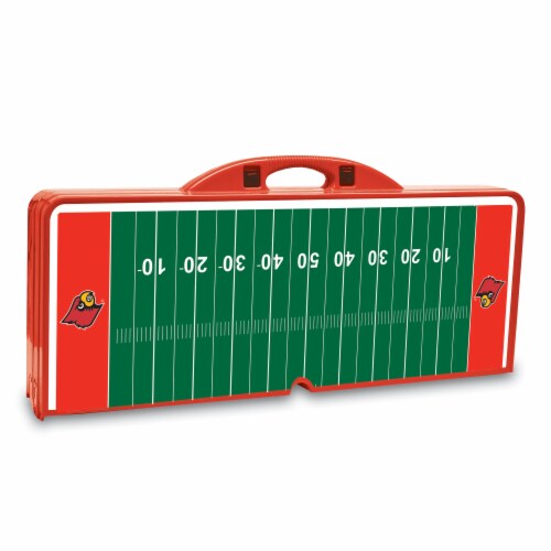 Louisville Cardinals - Picnic Table Portable Folding Table with Seats Perspective: back