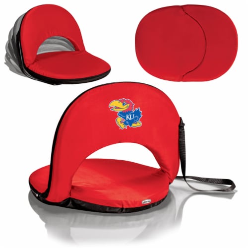 Kansas Jayhawks - Oniva Portable Reclining Seat Perspective: back