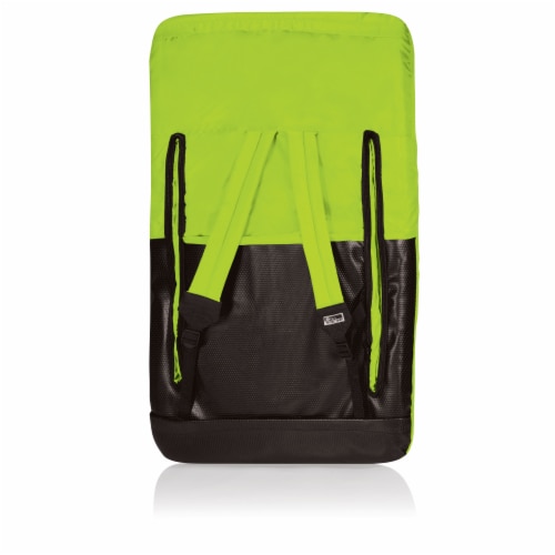 Ventura Portable Reclining Stadium Seat, Lime Green Perspective: back