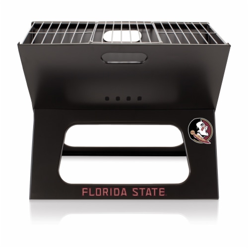 Florida State Seminoles - X-Grill Portable Charcoal BBQ Grill Perspective: back