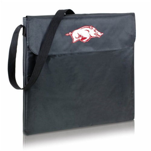 Arkansas Razorbacks - X-Grill Portable Charcoal BBQ Grill Perspective: back