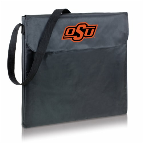 Oklahoma State Cowboys - X-Grill Portable Charcoal BBQ Grill Perspective: back