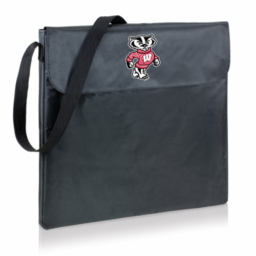 Wisconsin Badgers - X-Grill Portable Charcoal BBQ Grill Perspective: back