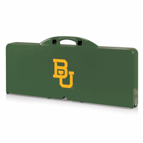 Baylor Bears - Picnic Table Portable Folding Table with Seats Perspective: back