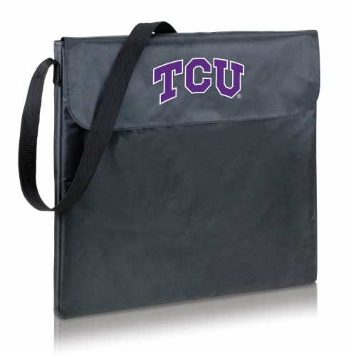 TCU Horned Frogs - X-Grill Portable Charcoal BBQ Grill Perspective: back