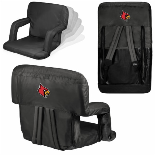 Louisville Cardinals - Ventura Portable Reclining Stadium Seat Perspective: back