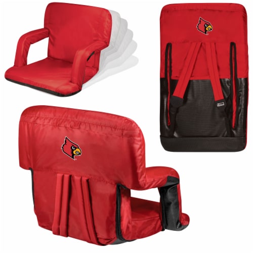 Louisville Cardinals - Ventura Portable Reclining Stadium Seat Perspective: back