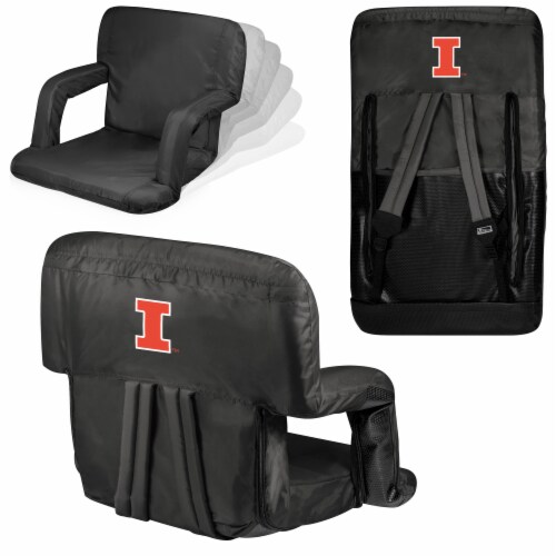 Illinois Fighting Illini - Ventura Portable Reclining Stadium Seat Perspective: back