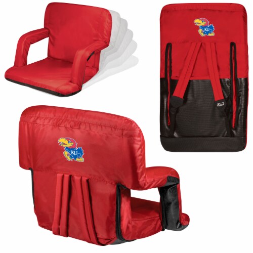 Kansas Jayhawks - Ventura Portable Reclining Stadium Seat Perspective: back