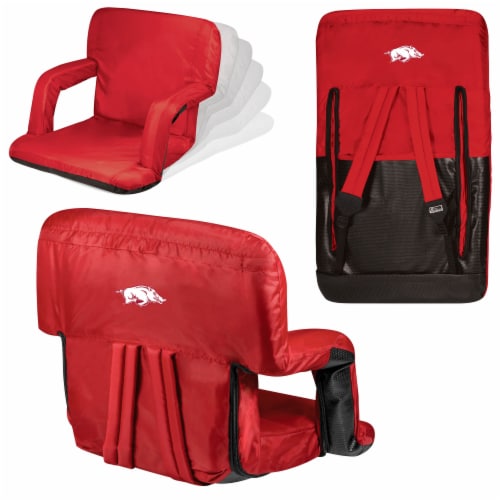Arkansas Razorbacks - Ventura Portable Reclining Stadium Seat Perspective: back