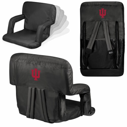 Indiana Hoosiers - Ventura Portable Reclining Stadium Seat Perspective: back