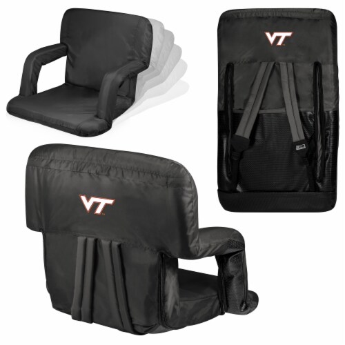 Virginia Tech Hokies - Ventura Portable Reclining Stadium Seat Perspective: back