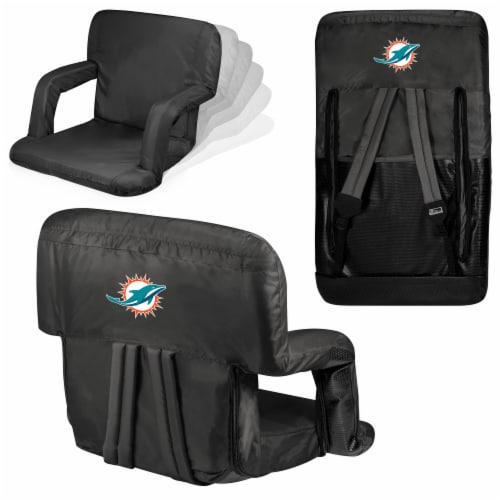 Miami Dolphins - Ventura Portable Reclining Stadium Seat Perspective: back