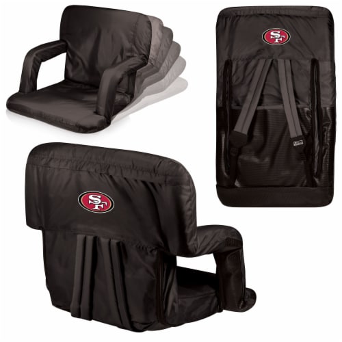 San Francisco 49ers - Ventura Portable Reclining Stadium Seat Perspective: back