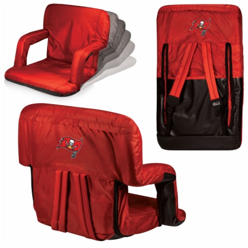 Tampa Bay Buccaneers - Ventura Portable Reclining Stadium Seat Perspective: back