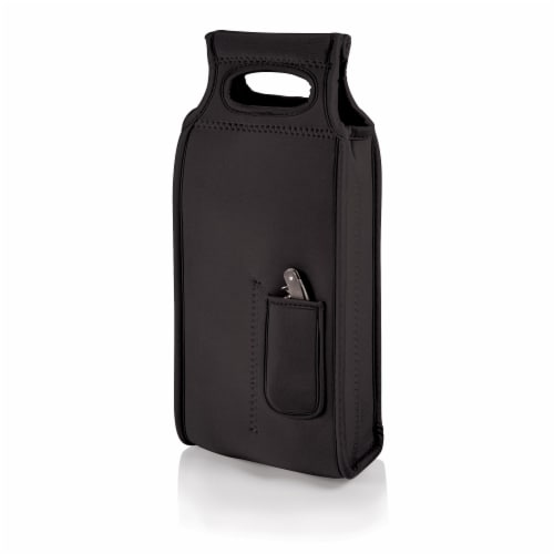 Samba Wine Carrier Tote, Black Perspective: back