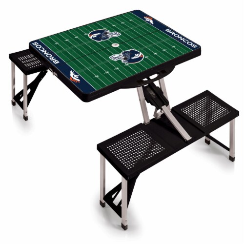 Denver Broncos Portable Picnic Table Perspective: back