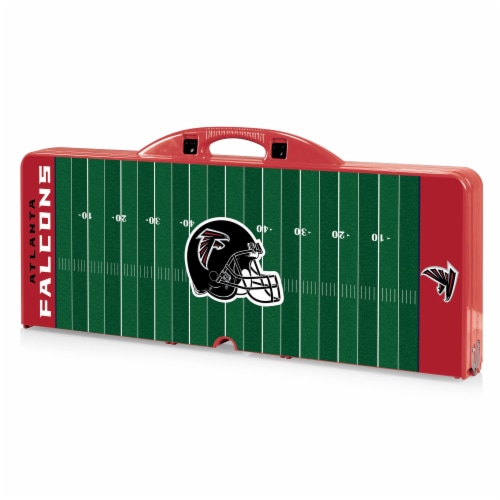 Atlanta Falcons - Picnic Table Portable Folding Table with Seats Perspective: back