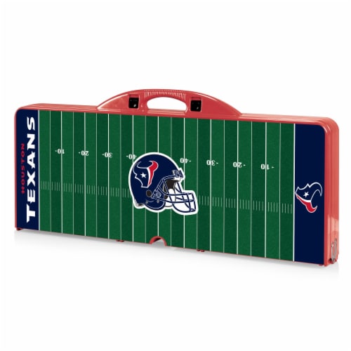 Houston Texans - Picnic Table Portable Folding Table with Seats Perspective: back