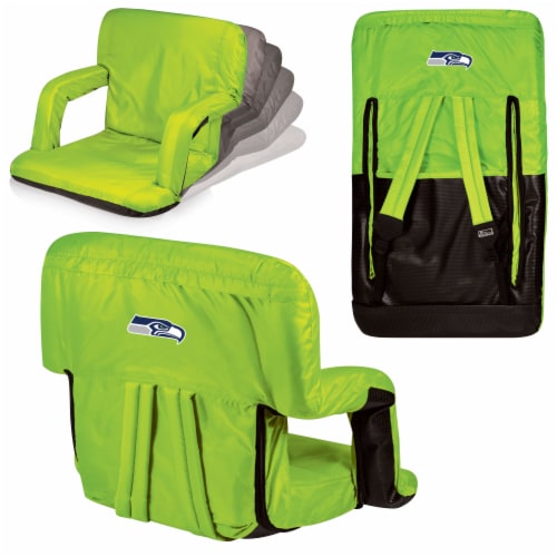 Seattle Seahawks - Ventura Portable Reclining Stadium Seat Perspective: back