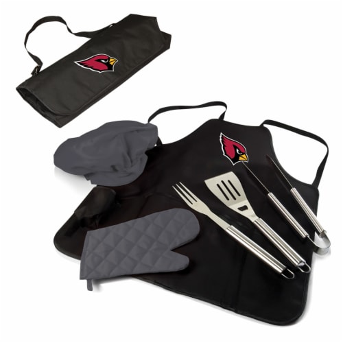 Arizona Cardinals - BBQ Apron Tote Pro Grill Set Perspective: back