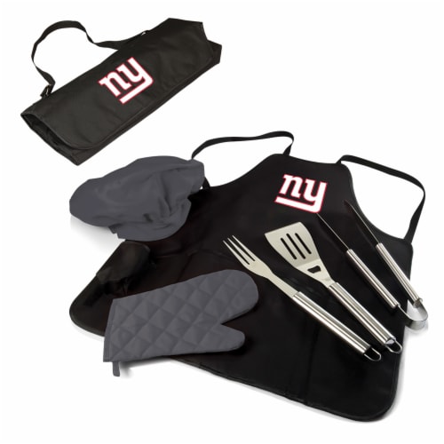 New York Giants BBQ Apron Tote Pro Set with Tools Perspective: back