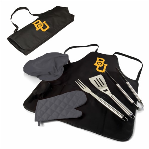 Baylor Bears - BBQ Apron Tote Pro Grill Set Perspective: back