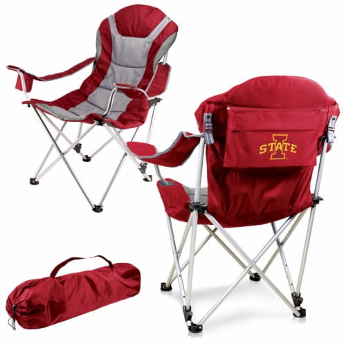 Iowa State Cyclones - Reclining Camp Chair Perspective: back