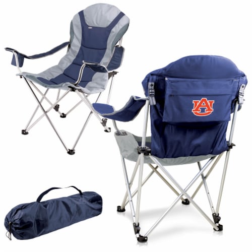 Auburn Tigers - Reclining Camp Chair Perspective: back