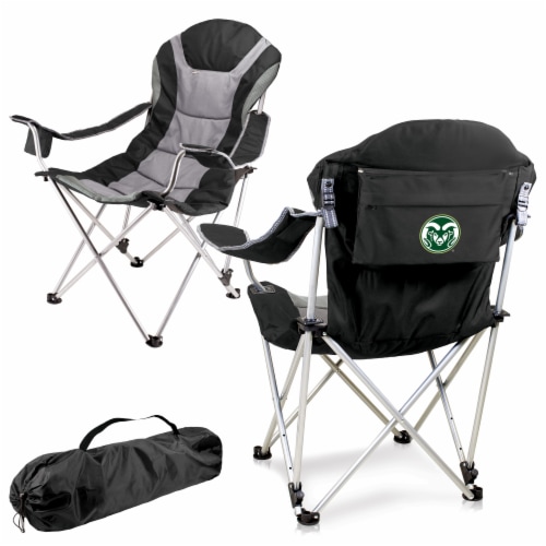 Colorado State Rams - Reclining Camp Chair Perspective: back