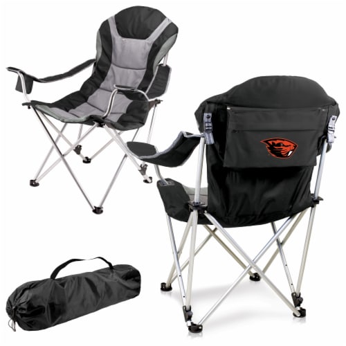 Oregon State Beavers - Reclining Camp Chair Perspective: back